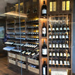 For Dining Room Stainless Steel Wine Cellar Wine Storage Cabinet With Dual-zone Temperature And Touch Screen