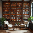 Built-in Stainless Steel Bookshelf With Magazine Pocket For Living Room