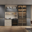 For Villa Stainless Steel Built-in Wine Cabinet With Temperature Calibration Function