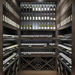 Bottle Guides SS304 Stainless Steel Wine Cellar Wine Rack For Apartment With Lockable Door
