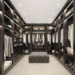 Stainless Steel Handles Walk-in Wardrobe For Villa Dressing Room