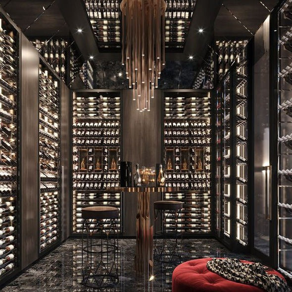 For Apartment 304 Stainless Steel Wine Cellar Wine Cabinet With Red Wine Temperature Control
