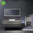Wall Hung 304 Stainless Steel Bathroom Cabinet Stylish Cool Colors With Medicine Cabinet