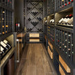 UV Protection SS304 Stainless Steel Wine Cellar Wine Rack For Living Room With Humidity Regulation