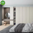 Women’s Zone Design Built-in Stainless Steel Wardrobe For Master Bedroom