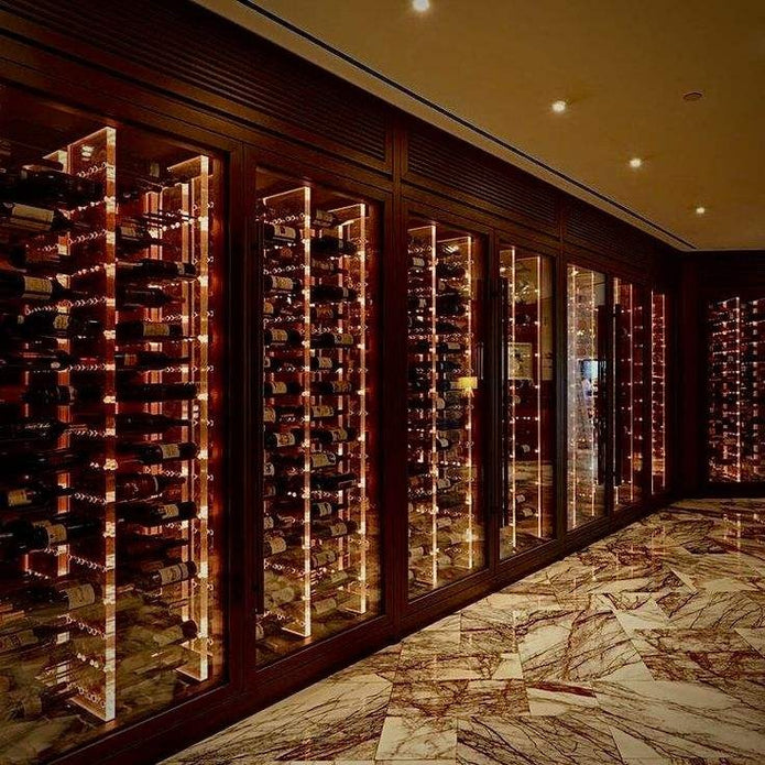Dual Fan Circulation 304 Stainless Steel Wine Cellar Wine Cabinet For Dining Room