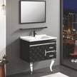 Floor Mounted 304 Stainless Steel Bathroom Vanity Set Antibacterial Easy To Clean And Hygienic