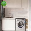 For Home Balcony SS304 Stainless Steel Balcony Cabinet With Sun Protection Layer