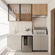 SS304 Stainless Steel Balcony Cabinet With Easy Clean Surface For Home Balcony
