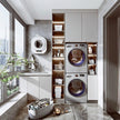 304 Stainless Steel Balcony Cabinet With Moisture Proof Seal For Home Balcony