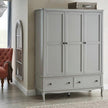 Compact Design Freestanding Stainless Steel Wardrobe For Apartment Bedroom
