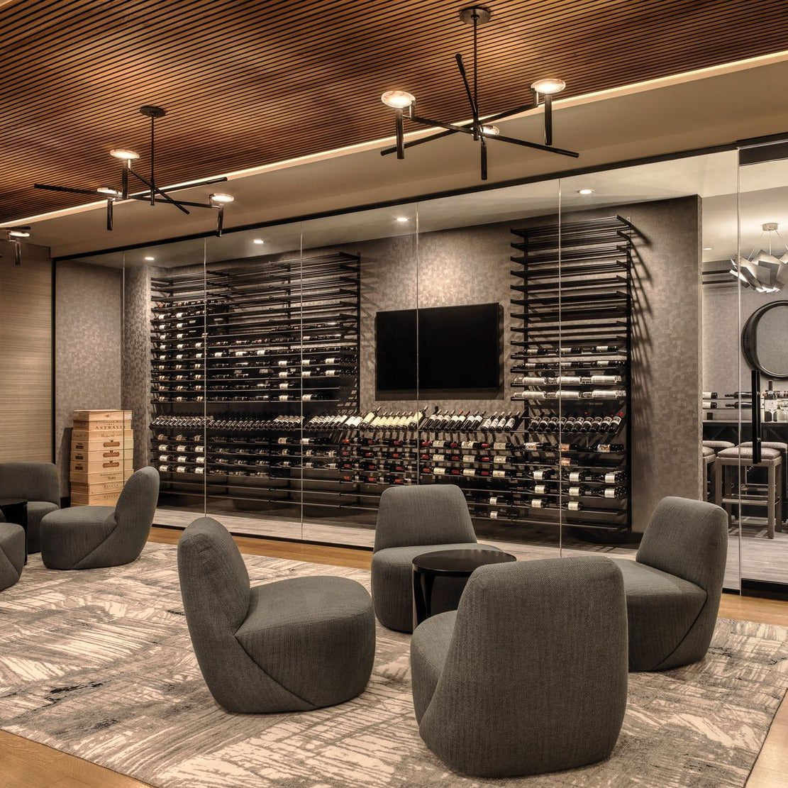Dual Fan Circulation 304 Stainless Steel Built-in Wine Cabinet For Dining Room