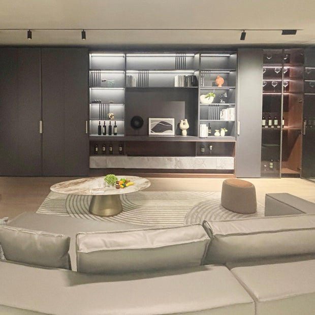Large Drawers SS304 Stainless Steel TV Cabinet Built-In For Family Room