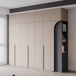 For Bedroom Built-in Stainless Steel Wardrobe With Shoe Rack And Clothes Zone