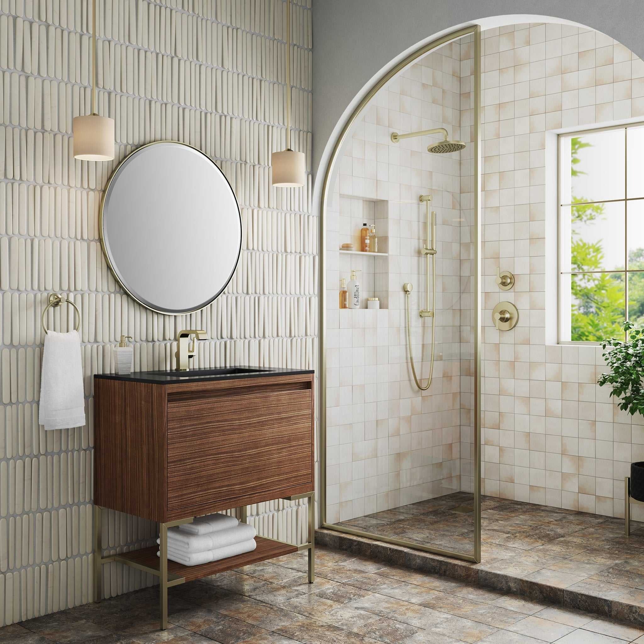 Floor Mounted 304 Stainless Steel Bathroom Vanity Cabinet Waterproof For Washrooms