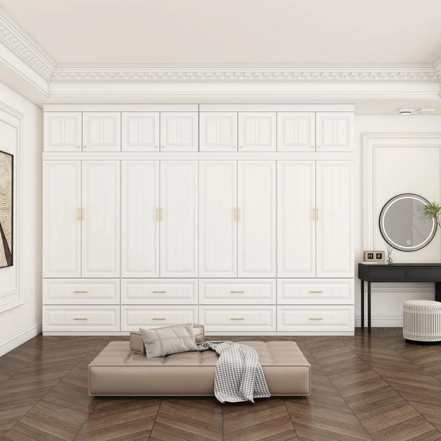 Custom Height Walk-in Stainless Steel Wardrobe For Bedroom Dressing Area