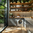 Sun Protection 304 Stainless Steel Balcony Cabinet With Double Drawers