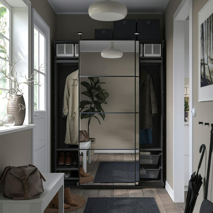 Corner Shelves Walk-in Stainless Steel Wardrobe For Small Dressing Room