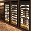 For Villa 304 Stainless Steel Freestanding Wine Cabinet With Temperature Calibration Function