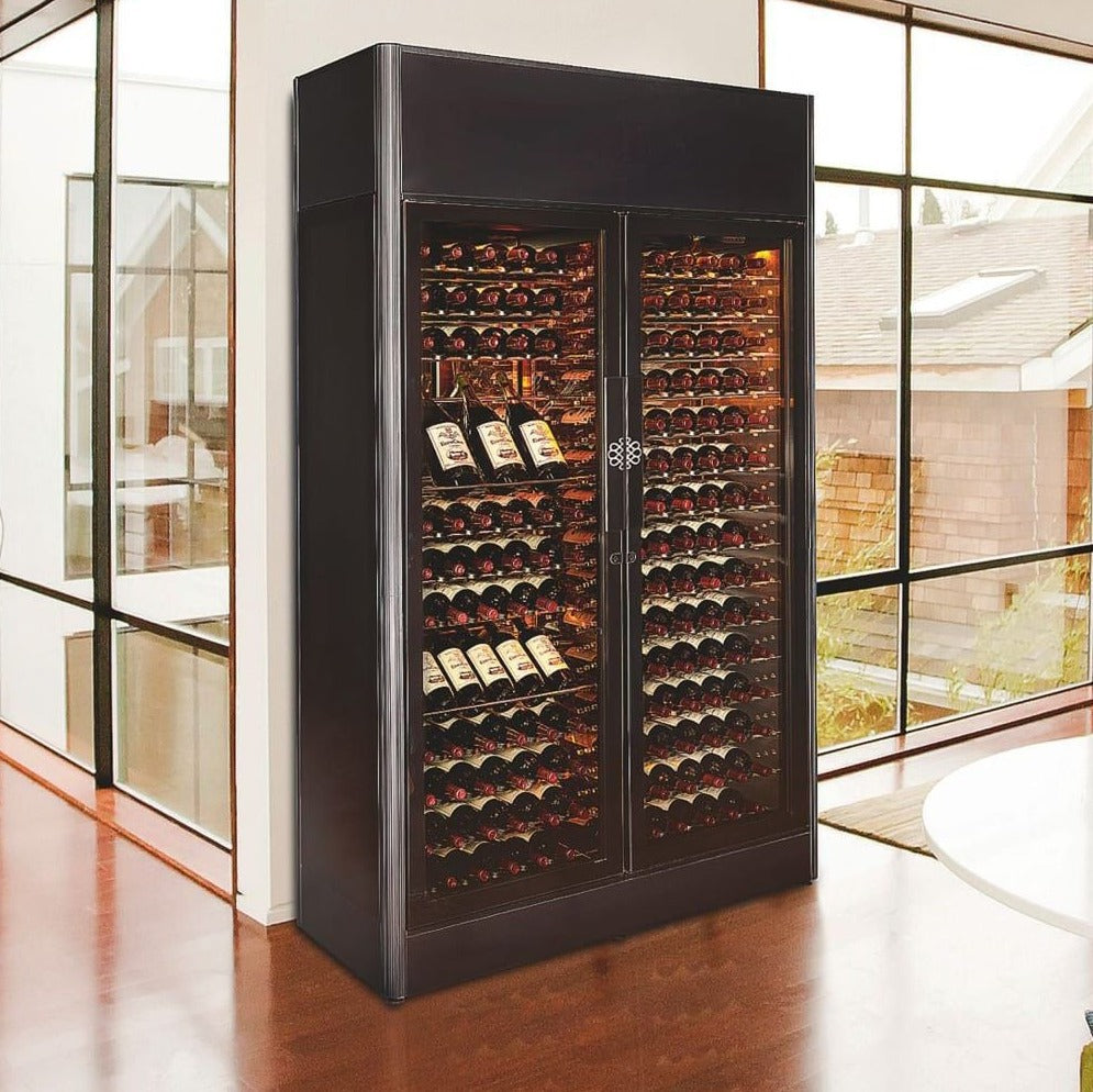Red Wine Temperature Control 304 Stainless Steel Built-in Wine Cabinet For Apartment