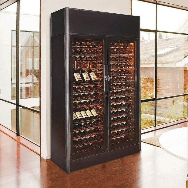 Red Wine Temperature Control 304 Stainless Steel Built-in Wine Cabinet For Apartment