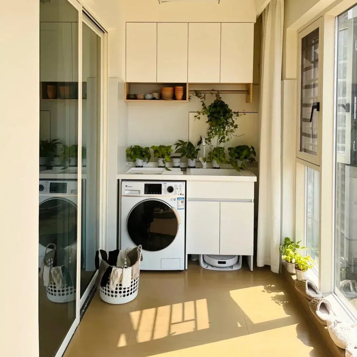 For Large Balcony SS304 Stainless Steel Balcony Cabinet With Anti Rust Surface