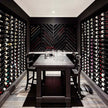 For Apartment 304 Stainless Steel Wine Cellar Wine Cabinet With Red Wine Temperature Control