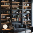 Custom Length Built-in 304 Stainless Steel Bookshelf For Living Room Wall