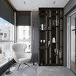 For Family Study Freestanding Stainless Steel Bookshelf With Multi-layer Book Storage