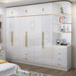 Dust-proof Design Combination Stainless Steel Wardrobe For Apartment Bedroom