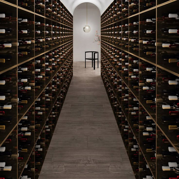 Wide Temperature Range SS304 Stainless Steel Wine Cellar Wine Rack For Kitchen