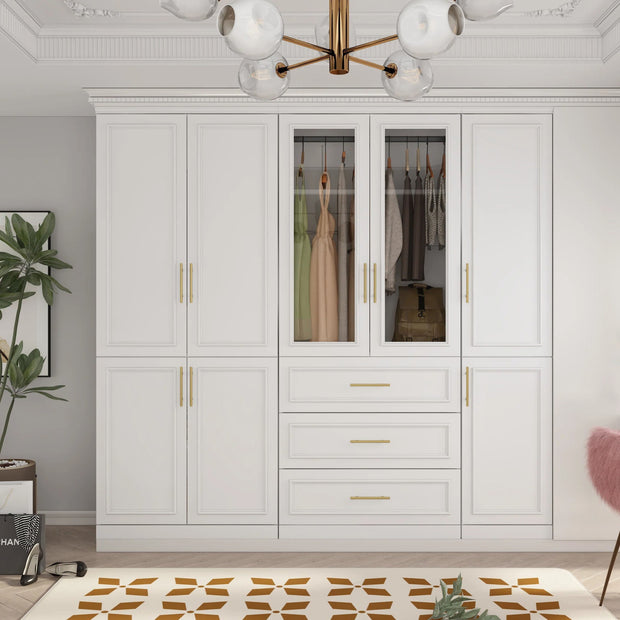 Bathroom Adjacent Design Built-in Stainless Steel Wardrobe Cabinet With Moisture Proof Layer