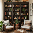 For Compact Home Study Freestanding 304 Stainless Steel Bookshelf With Book Caddy