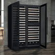 Magnetic Door Seal Anti-dust Stainless Steel Freestanding Wine Storage Cabinet For Home Bar
