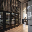 Humidity Alarm 304 Stainless Steel Wine Cellar Wine Cabinet For Living Room