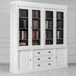 Built-in Stainless Steel Bookshelf With Book Display Rails For Living Room