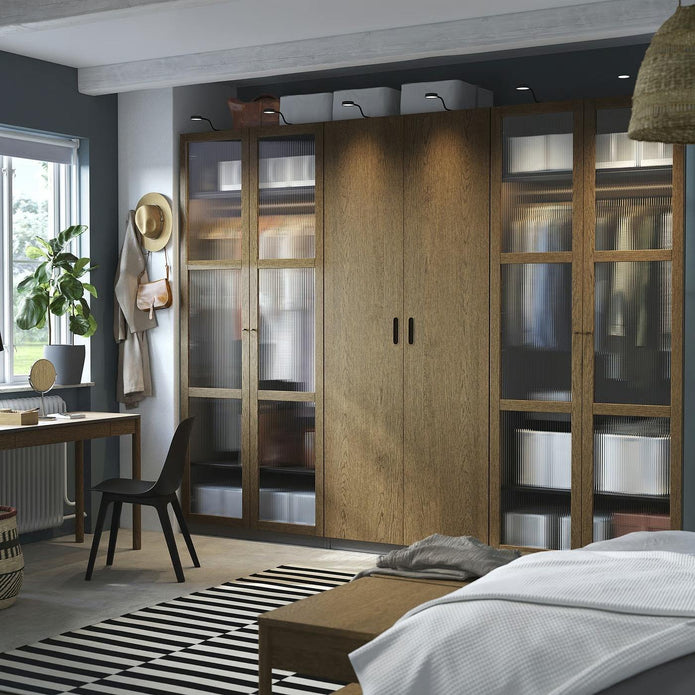 Shoe Storage Integration Built-in Stainless Steel Wardrobe For Bedroom