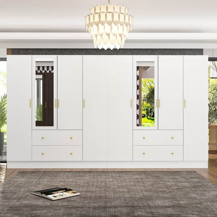 For Home Built-in Stainless Steel Wardrobe With Custom Size And Storage Zones