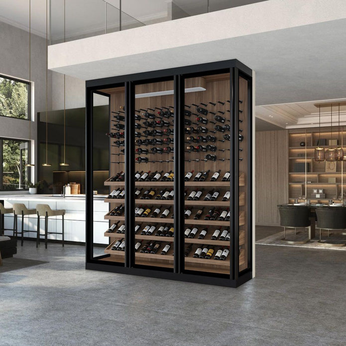 Wine Glass Holder 304 Stainless Steel Freestanding Wine Storage Cabinet For Apartment
