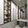 Moisture Resistant Walk-in Stainless Steel Wardrobe Cabinet For Basement Dressing Room