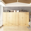 Detachable Side Racks Combination Stainless Steel Wardrobe For Villa Bedroom
