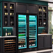For Apartment 304 Stainless Steel Built-in Wine Cabinet With Humidity Maintenance