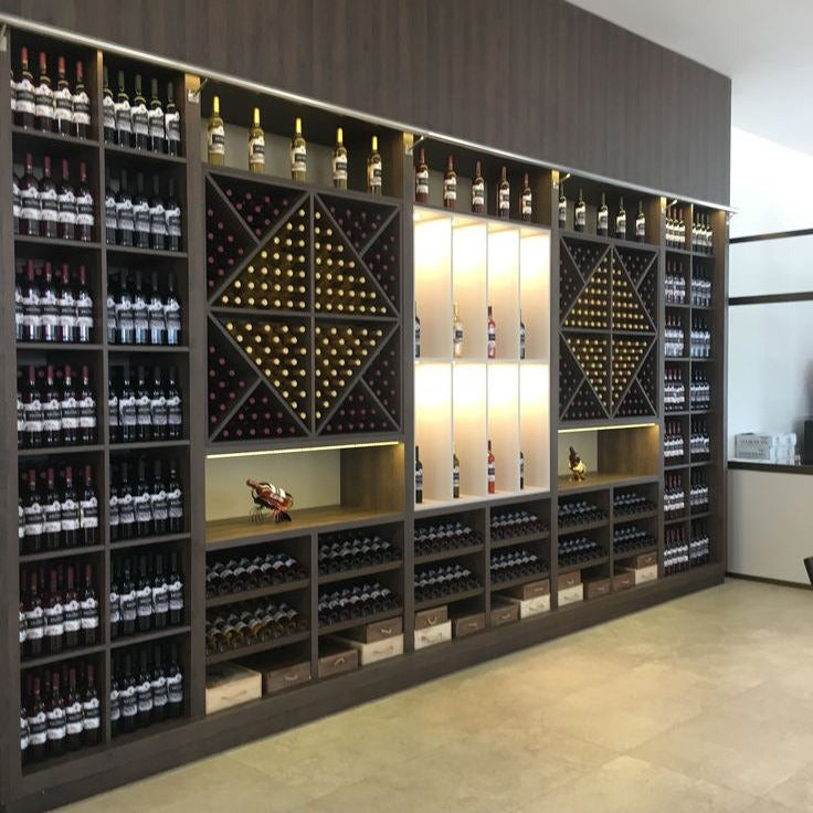Quiet Compressor 304 Stainless Steel Wine Cellar Wine Cabinet For Kitchen With Adjustable Dividers