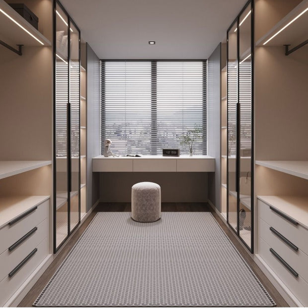 Moisture Resistant Walk-in Stainless Steel Wardrobe Cabinet For Basement Dressing Room