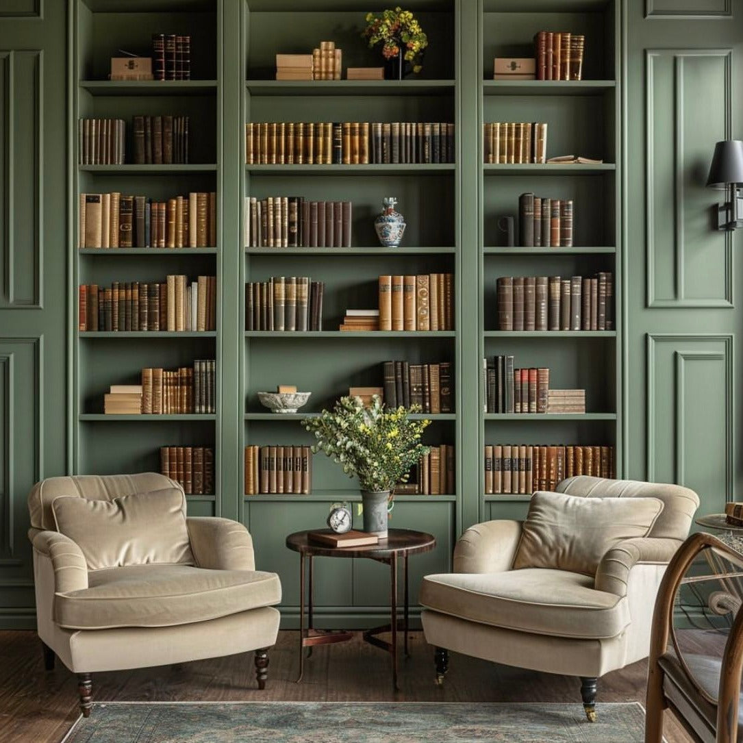 Built-in Stainless Steel Bookshelf With Dust-proof Edge For Home Library