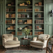 Built-in Stainless Steel Bookshelf With Dust-proof Edge For Home Library