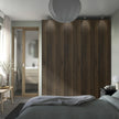 Anti-fingerprint Finish Built-in Stainless Steel Wardrobe For Master Bedroom