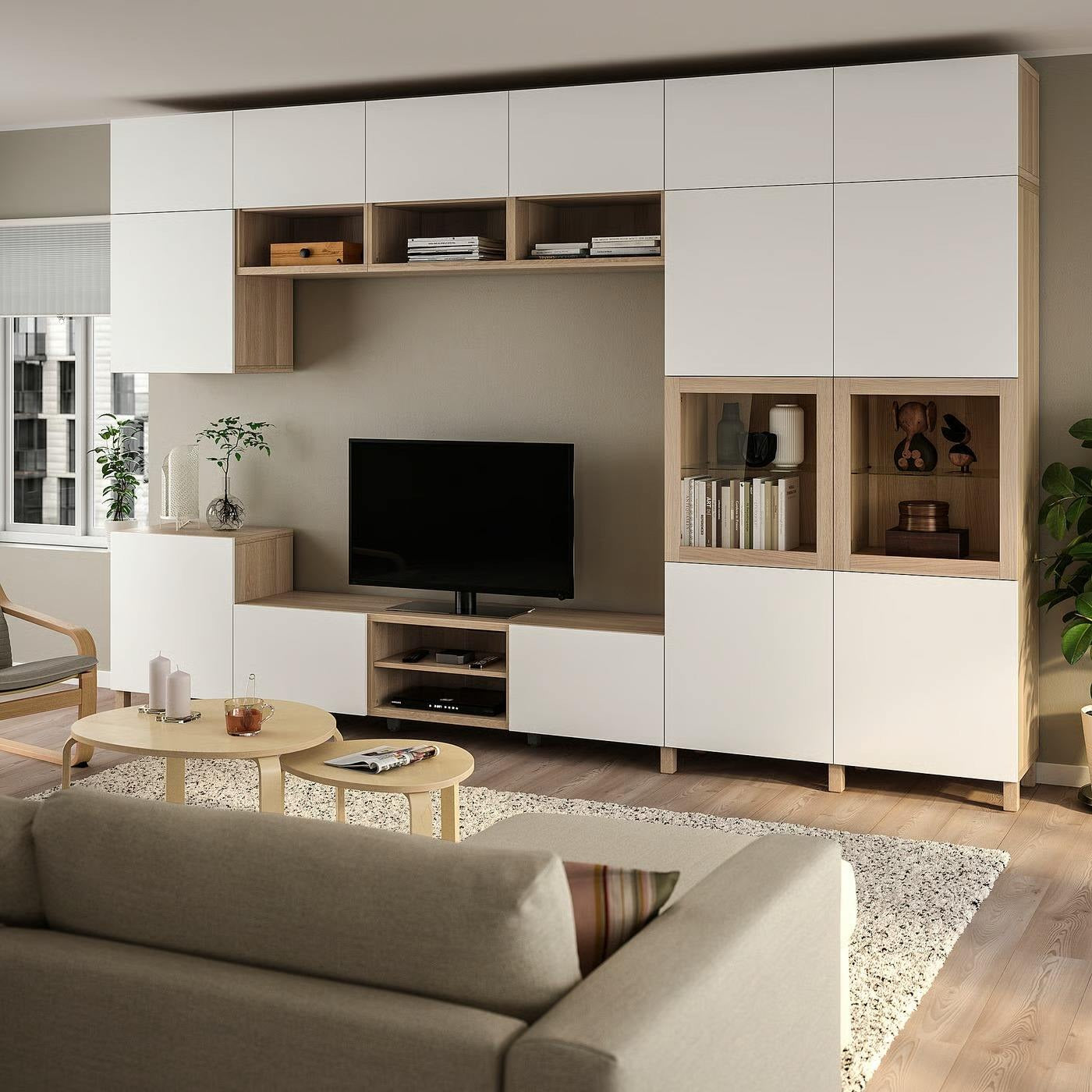 304 Stainless Steel TV Cabinet Floor Standing With Remote Storage For Family Room