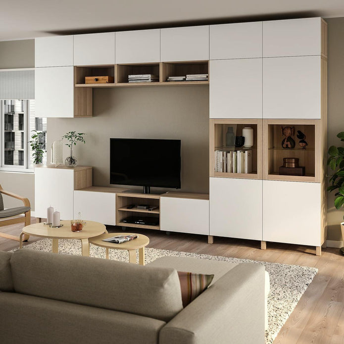 304 Stainless Steel TV Cabinet Floor Standing With Remote Storage For Family Room