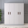 Space-saving Freestanding Stainless Steel Wardrobe For Small Apartment Bedroom